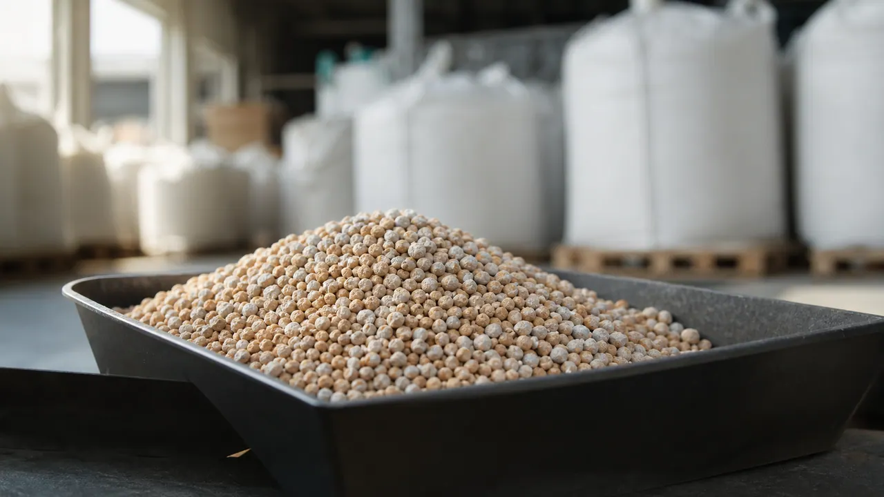 MAP fertilizer granules